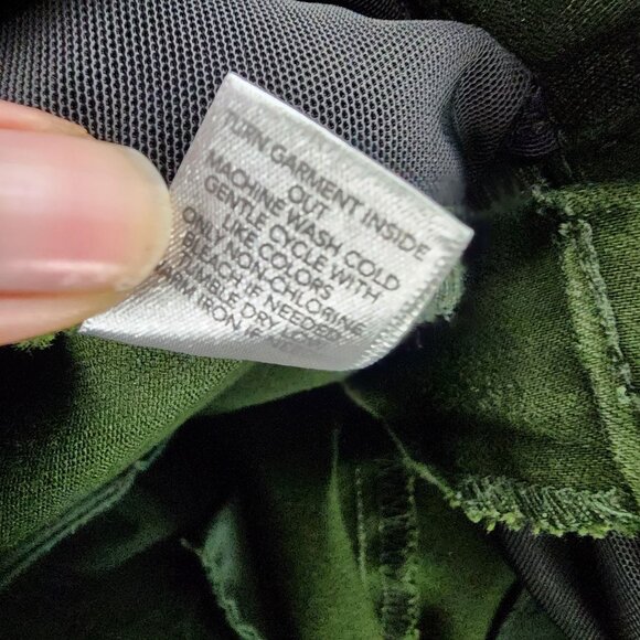 Christopher & Banks Jeans Womens 10 Petite Green Stretch Mid Rise Straight *GUC* - Picture 12 of 13